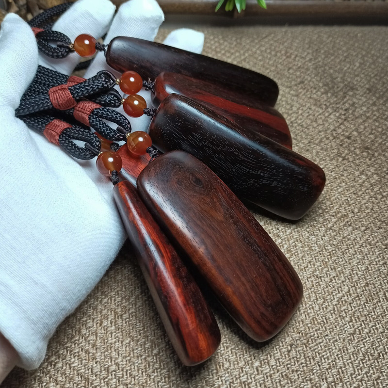 印度小叶紫檀工艺品手把件古雅拾