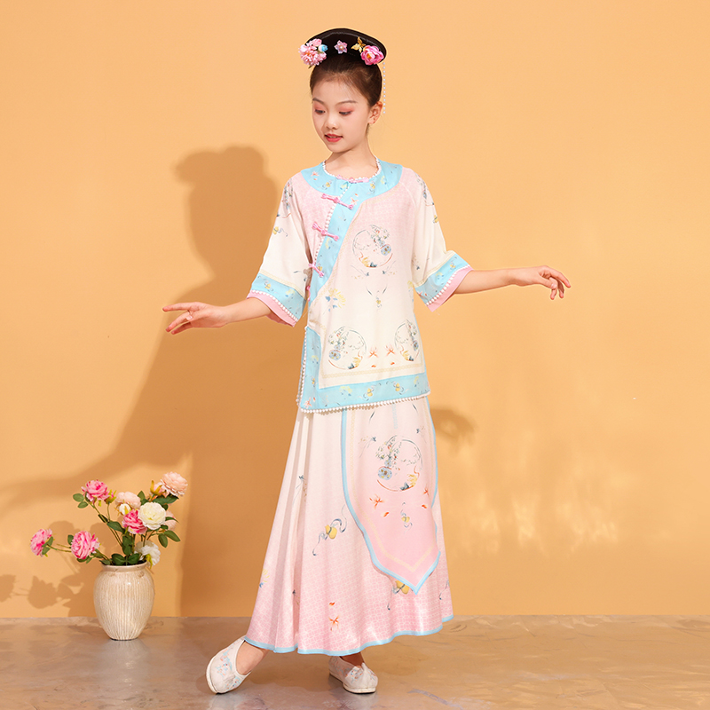 演出服还珠格格服清朝满族服饰