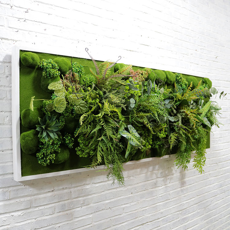 仿真绿植立体走廊墙面装饰