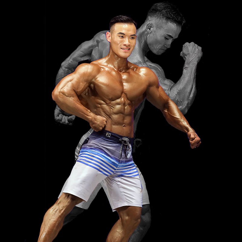 dunkelvolk达克沃男子健体比赛裤