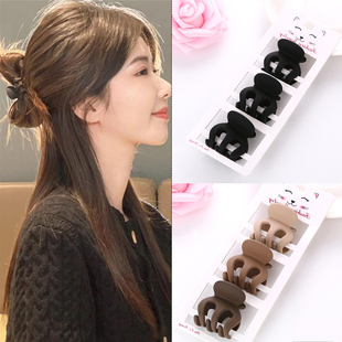 半扎发夹2024新款韩国中号抓夹女高级感发量少发卡后脑勺盘发发饰