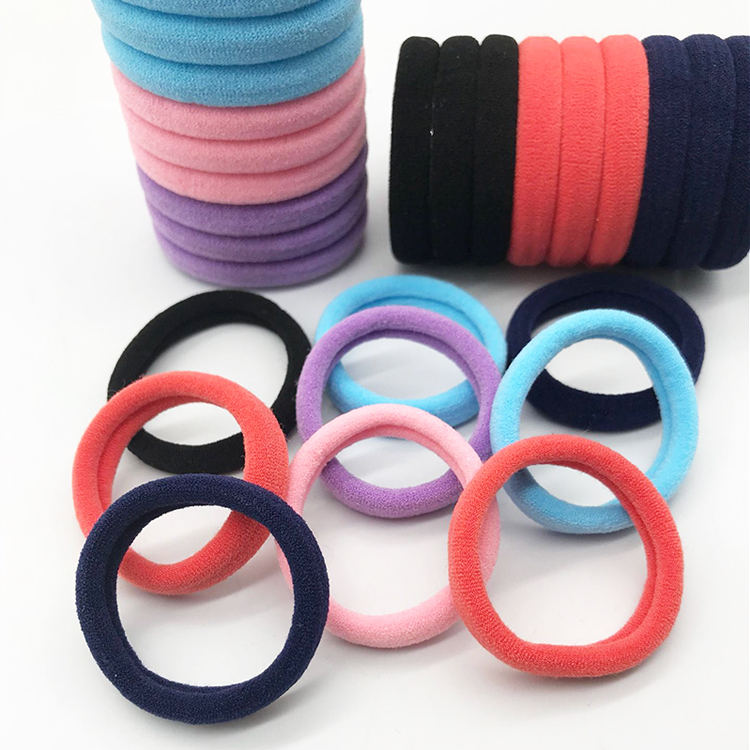 黑色学生无缝儿童皮筋头绳发圈