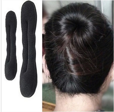 韩版丸子头盘发器发饰花苞头包子头海绵盘发套装盘发棒带工具