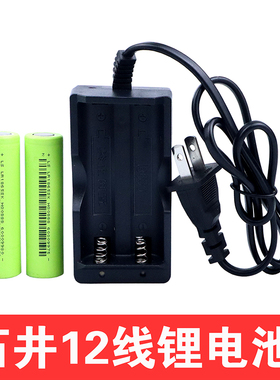 石井7259贴墙仪锂电池充电器12线大容量18650电池7359配件7269
