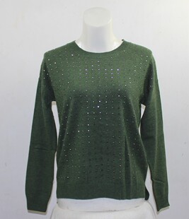 专柜正品开开2024冬款F85008女式羊毛衫圆领中老年妈妈装特价毛衣