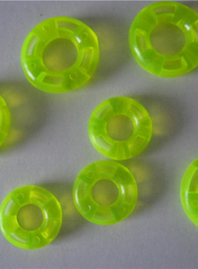 黄色竿止 杆止 防滑圈 O型圈 胶圈 钓鱼配件 垂钓小配件