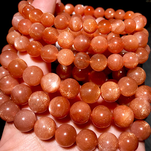 聚晶慧神金沙月光手链太阳石手串