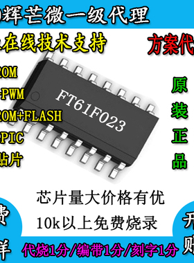 FMD辉芒 FT61F023 2KFLASH单片机
