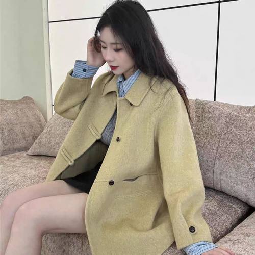 中长款高端羊毛毛呢外套