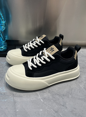 男鞋2026年春季新款潮牌百搭透气轻便软厚底运动休闲鞋丑萌板鞋男