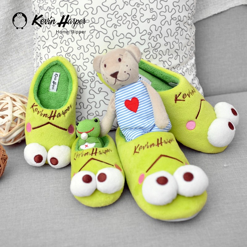 Pantoufles enfants en suède pour hiver - semelle EVA - Ref 1017119 Image 4