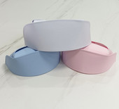 护士帽女白色加厚燕尾帽蓝色粉色卫校医院实习生帽子厂家定做 包邮