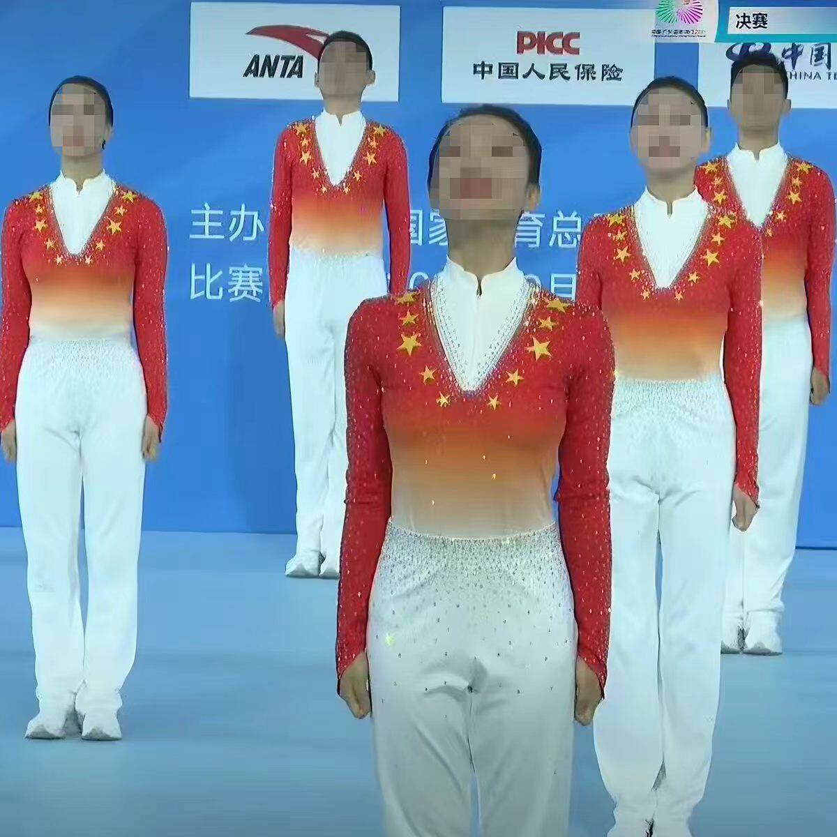 健美操拉拉队运动会服装