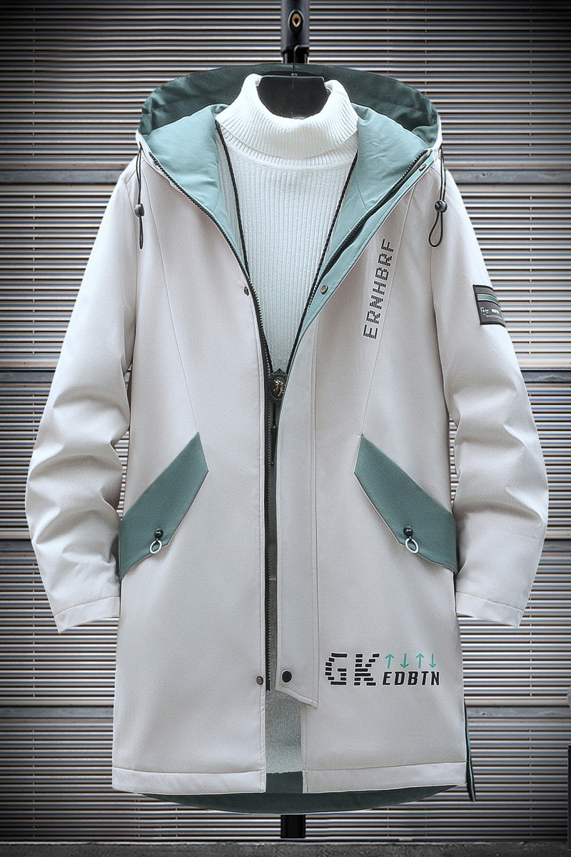 主推新款男士中长款风衣连帽时尚休闲夹克外套XZ313B-1-JK16-P60,男装夹克,星座310B-3