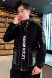 夹克男秋季新款潮流ins男士时尚连帽工装外套XZ313B-1-JK1202-P60，男装夹克，星座310B-3