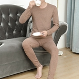 秋冬主推男士休闲精品竖条纹双面绒保暖套装XZ313B-1-T758-P55，男装休闲套装，星座310B-3