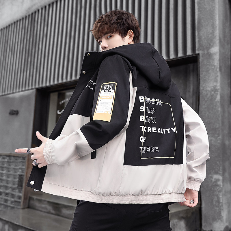 主推款春季新款休闲百搭连帽夹克外套XZ313B-1-NS08-P50图片