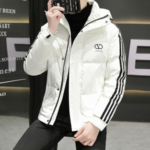 店主风羽绒服冬季男士80白鸭绒连帽羽绒外套XZ313B-1-Y801-P170图片