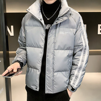 店主风羽绒服冬季加厚男士白鸭绒立领羽绒外套XZ313B-1-9826-P145,男装棉衣,星座310B-3