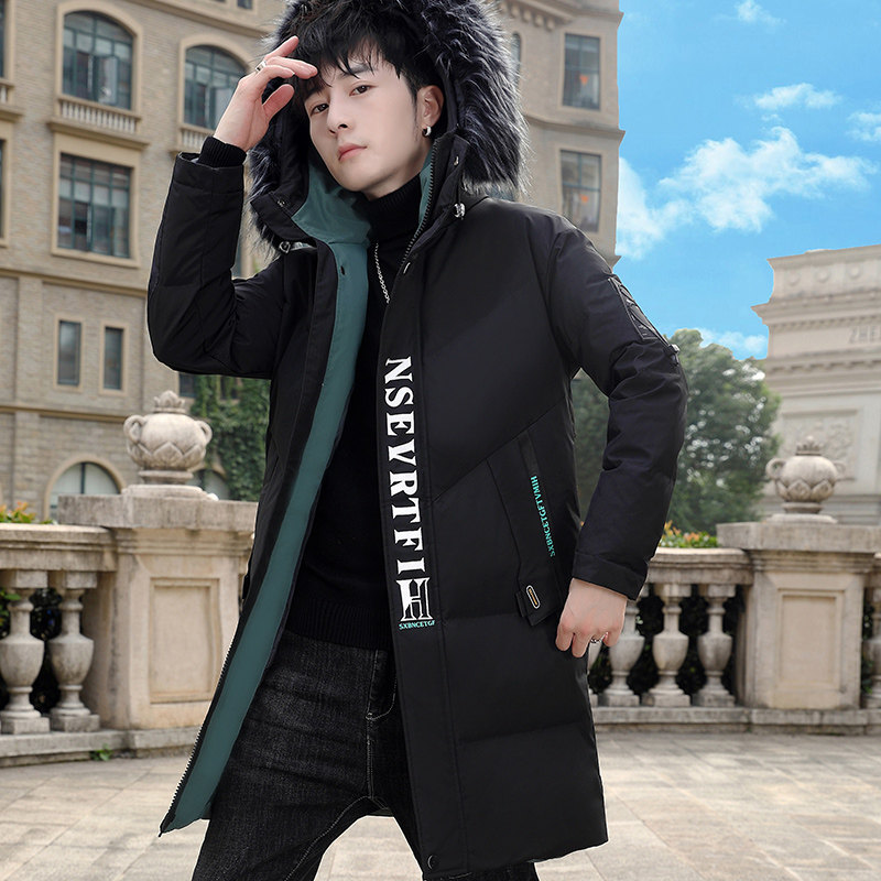 MY1668-P130冬季新款棉衣男大毛领连帽加厚中长款棉服XZ313B-1,男装棉衣,星座310B-3