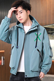 2021夹克男秋季潮流ins男士连帽工装夹克外套XZ313B-1-L2310-P60，男装夹克，星座310B-3