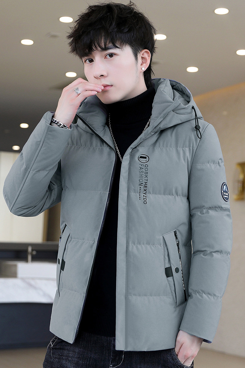 冬季新款连帽加厚棉衣男修身时尚棉服外套XZ313B-1-MY1719P85,男装棉衣,星座310B-3
