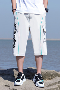 2022男士夏季新款潮流休闲时尚七分裤XZ313B-1-K2006-P30图片