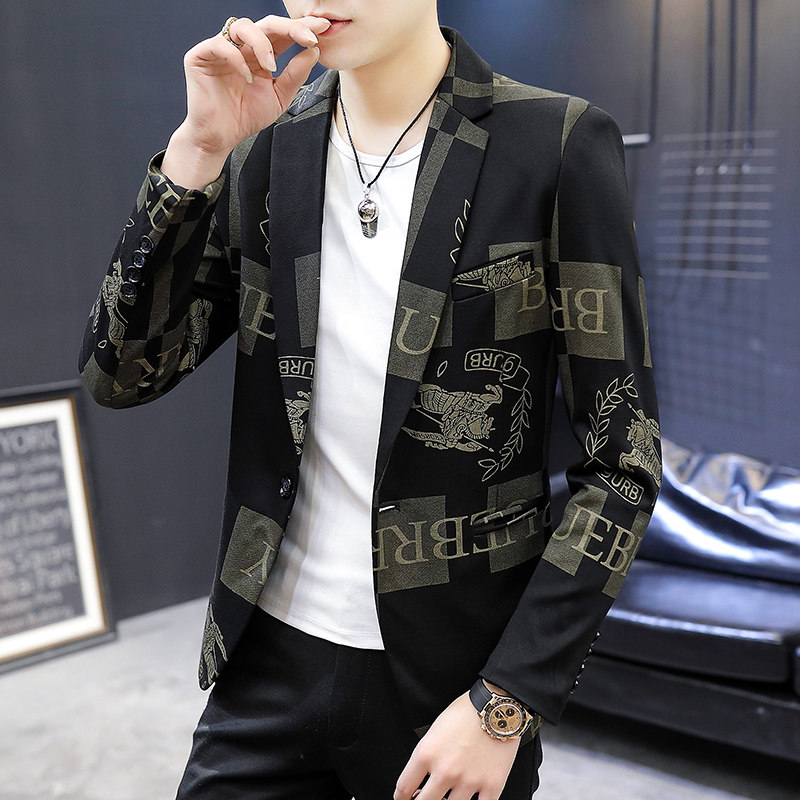 2021秋季新款男士时尚修身小西服外套XZ313B-1-XF8810-P90,男装西服,星座310B-3
