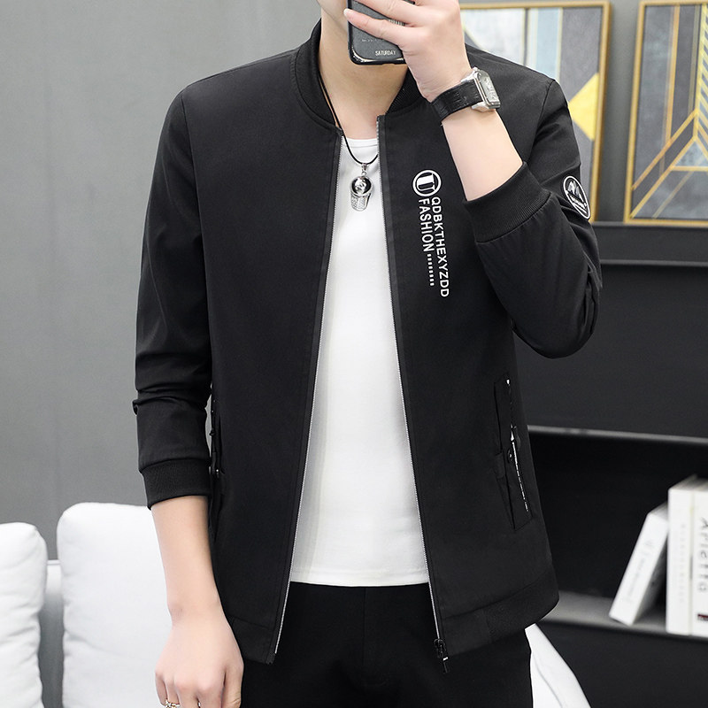 2022春季新款男士棒球领夹克休息外套XZ313B-1-J,男装夹克,星座310B-3