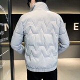 主推大货立领棉衣冬季青年休闲纯色棉服外套MY8608-P100，男装棉衣，星座310B-3
