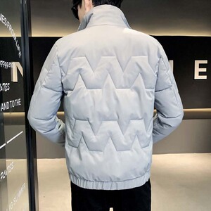 主推大货立领棉衣冬季青年休闲纯色棉服外套MY8608-P100图片