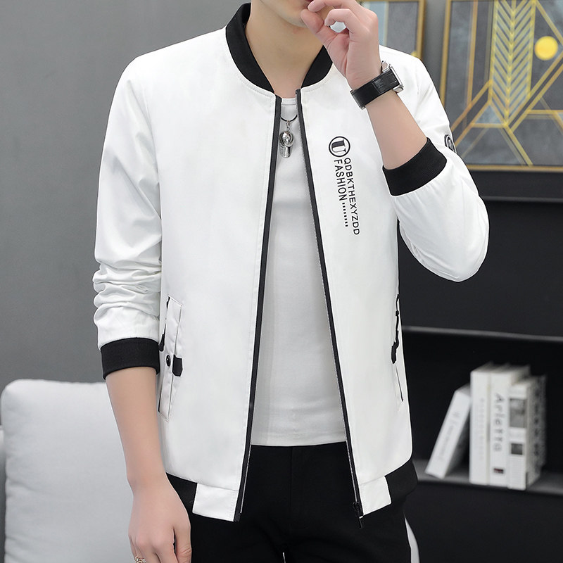 春季新款男士棒球领夹克休息外套XZ313B-1-J,男装夹克,星座310B-3