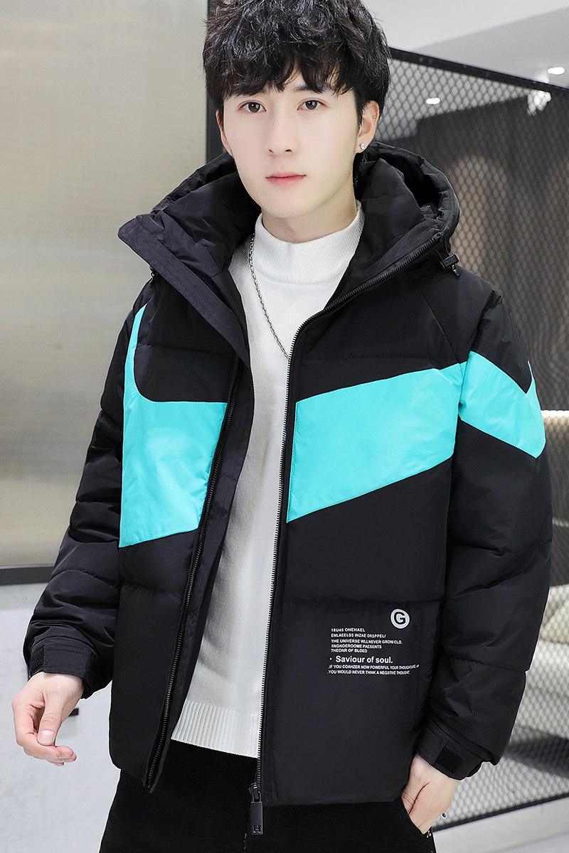 冬季棉衣男短款修身连帽加厚时尚棉服外套XZ313B-1-MY1422-P105,男装棉衣,星座310B-3