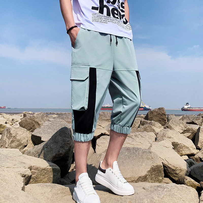 2021夏季新款短裤男士休闲时尚工装七分裤XZ313B-1-L06-P28,男装休闲裤,星座310B-3