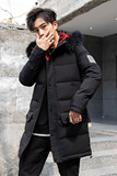 大货主推棉服男中长款大毛领连帽棉衣外套XZ313B-1M1958-P125，男装棉衣，星座310B-3