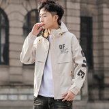 2022春季新款潮流ins男士时尚连帽工装夹克上衣XZ313B-1-J，男装夹克，星座310B-3