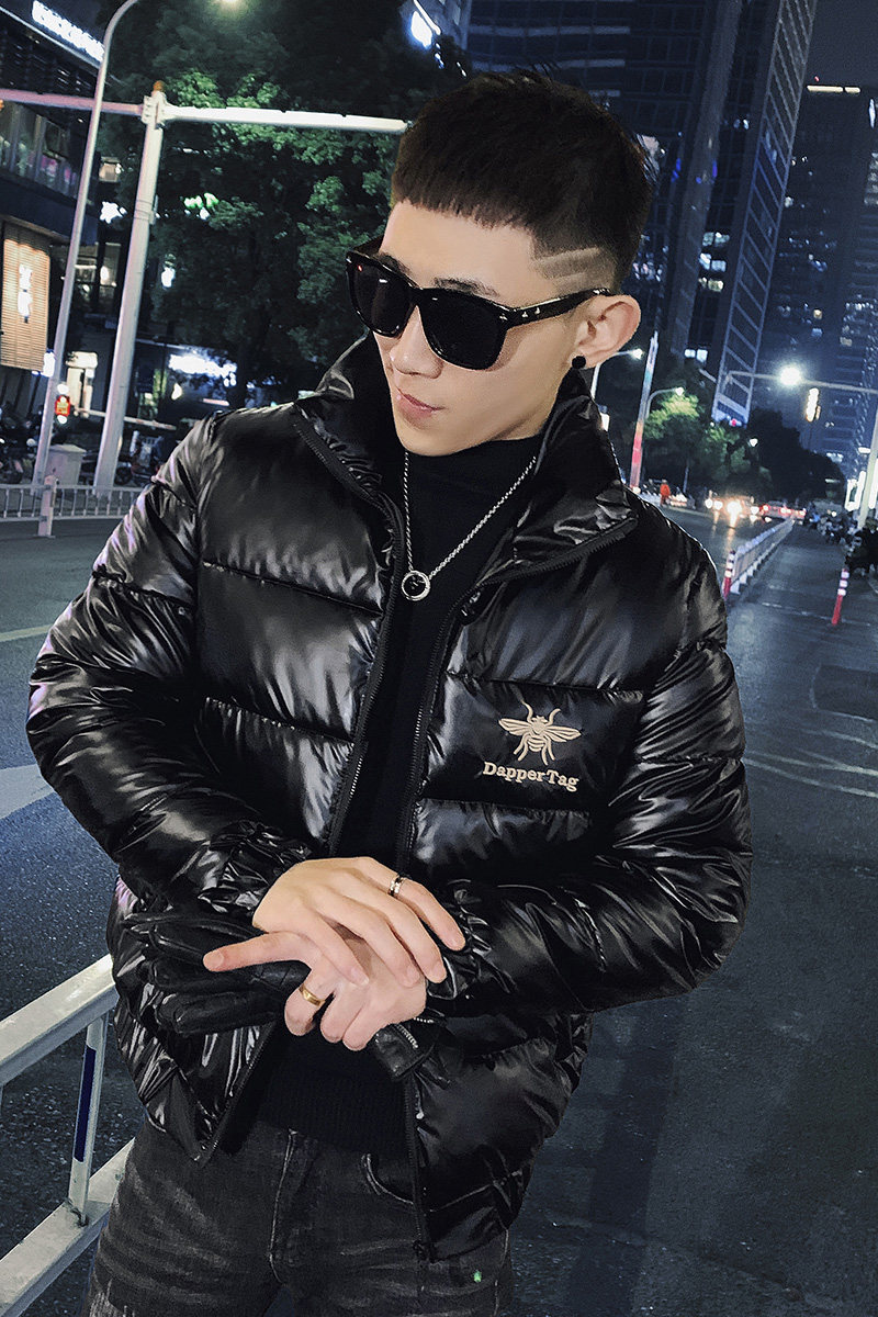MY14-P85冬季立领加厚亮面刺绣棉衣精神小伙时尚棉服外套XZ313B-1,男装棉衣,星座310B-3