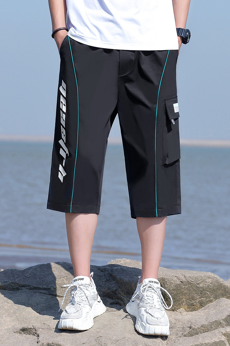 夏季新款潮流休闲男士时尚七分裤XZ313B-1-K2006-P30,男装休闲裤,星座310B-3
