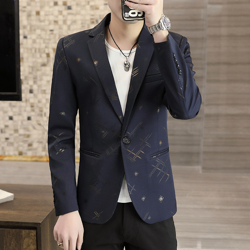 2022春季新款男士韩版时尚休闲小西服外套XZ313B-1-XF,男装西服,星座310B-3