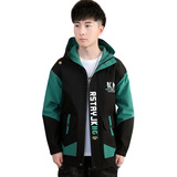 2021秋季潮流ins男士时尚连帽工装夹克外套XZ313B-1-JK028-P60，男装夹克，星座310B-3