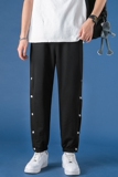 秋季休闲裤男新款时尚休闲排扣篮球裤束脚裤XZ313B-1-K2008-P50，男装休闲裤，星座310B-3