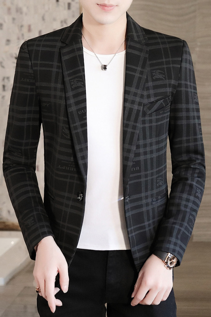 西装男春季新款大码时尚休闲小西服外套XZ313B-1-XF2885,男装西服,星座310B-3