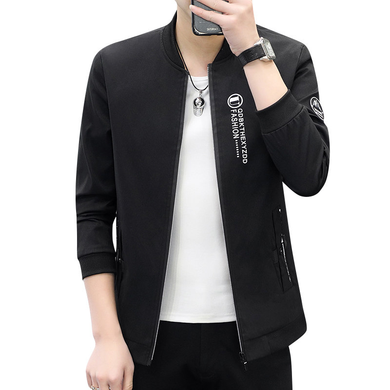 春季新款男士棒球领夹克休息外套XZ313B-1-J,男装夹克,星座310B-3
