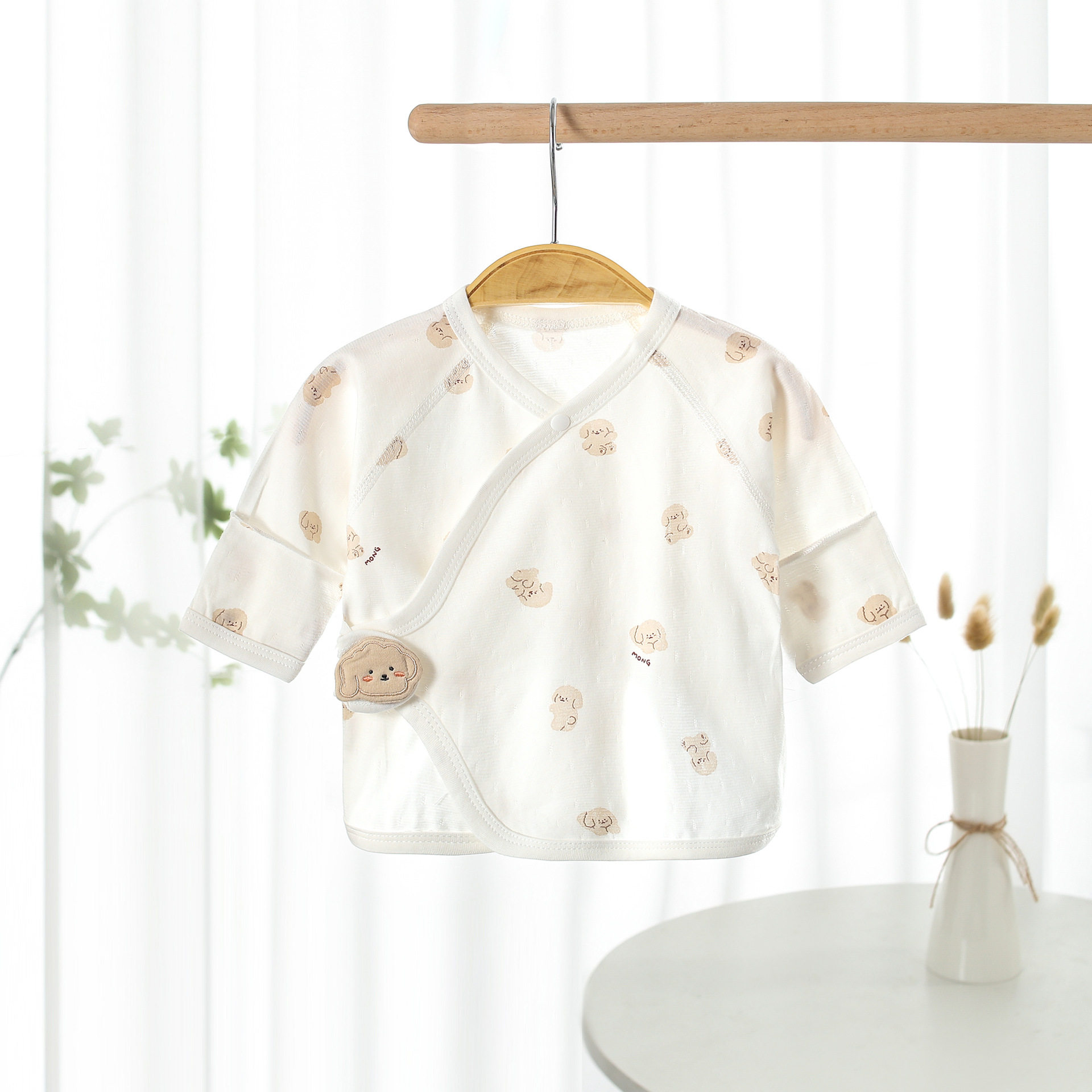 新生儿衣服Aa类夏季薄款半背衣连身衣/爬服/哈衣