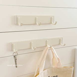 挂钩强力粘钩免打孔一排钩子门后钥匙帽子收纳钩子浴巾收纳粘钩