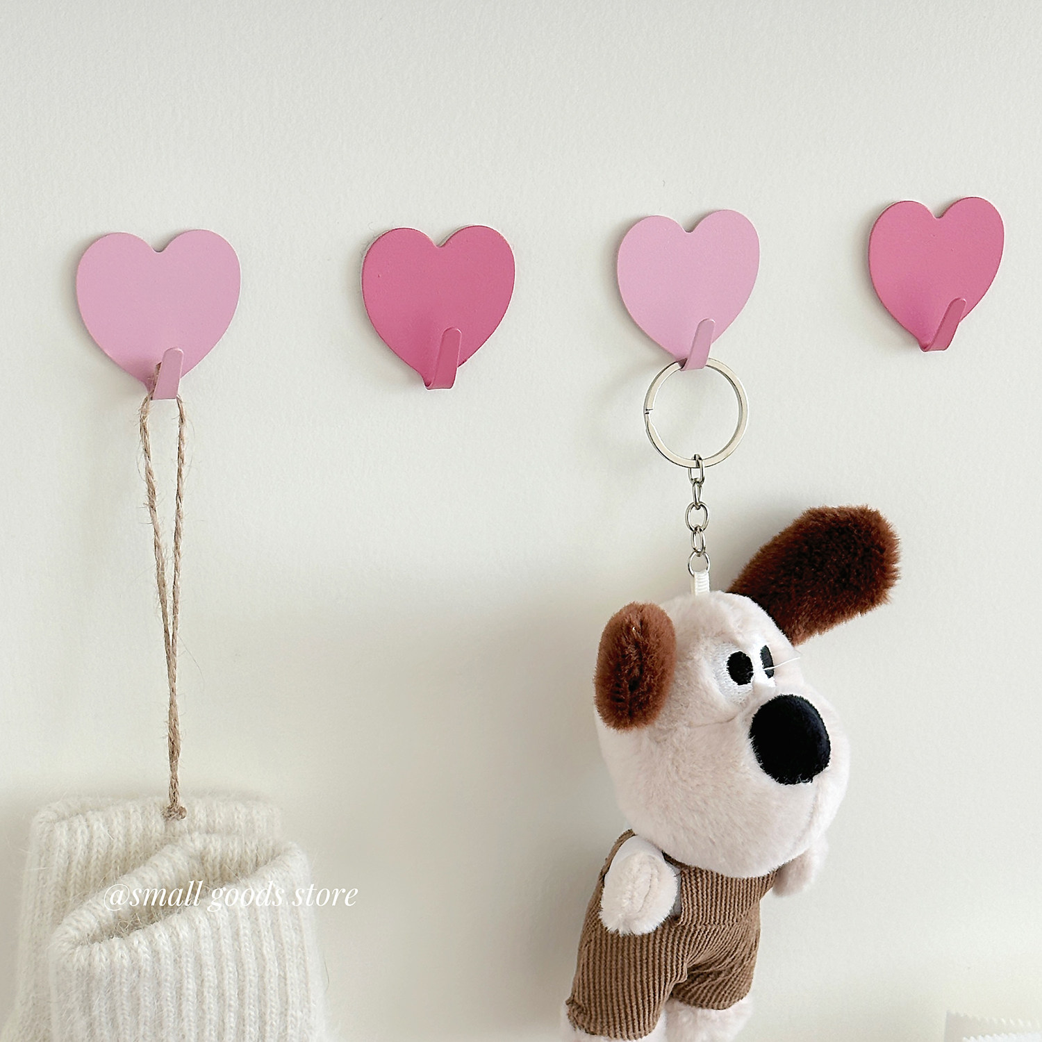 ins风超可爱的爱心挂钩