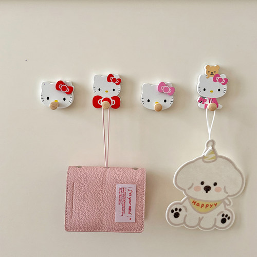 免打孔钩子卡通厨房衣柜门后挂钩