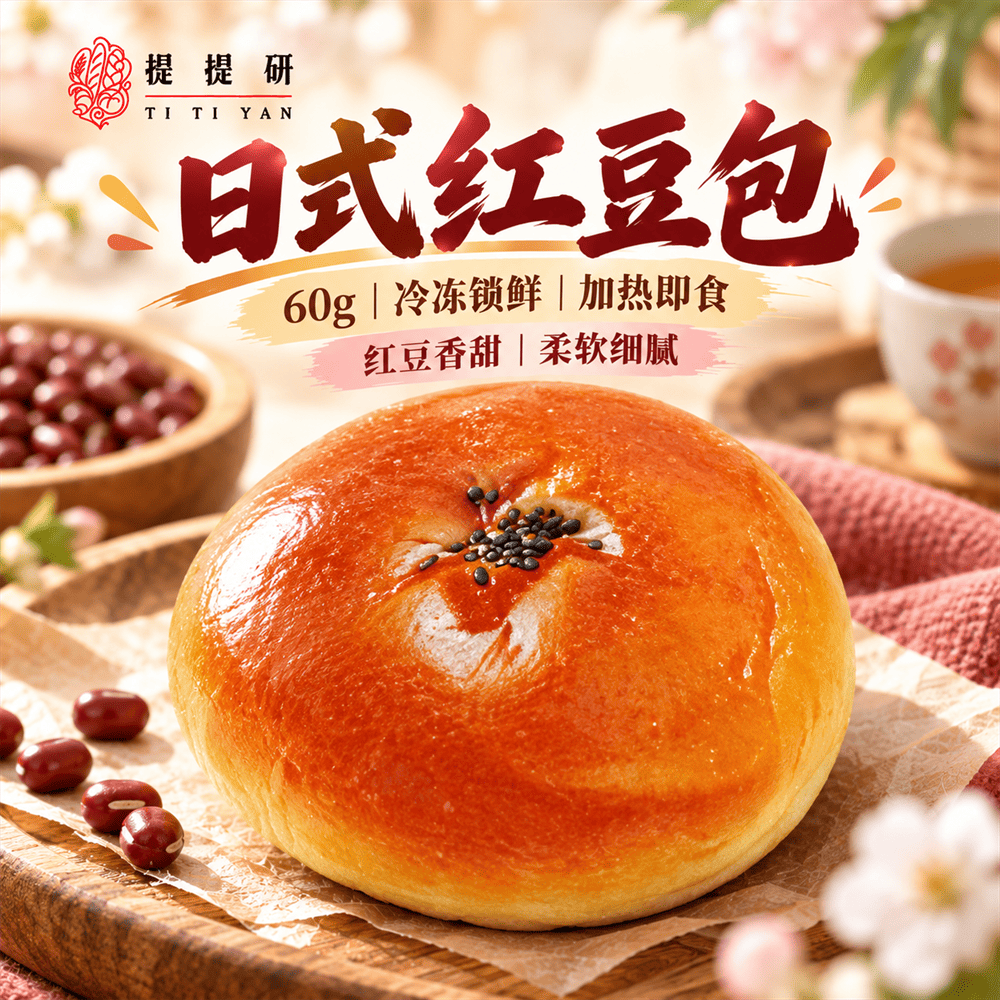 日式红豆包｜香甜红豆馅松软可口