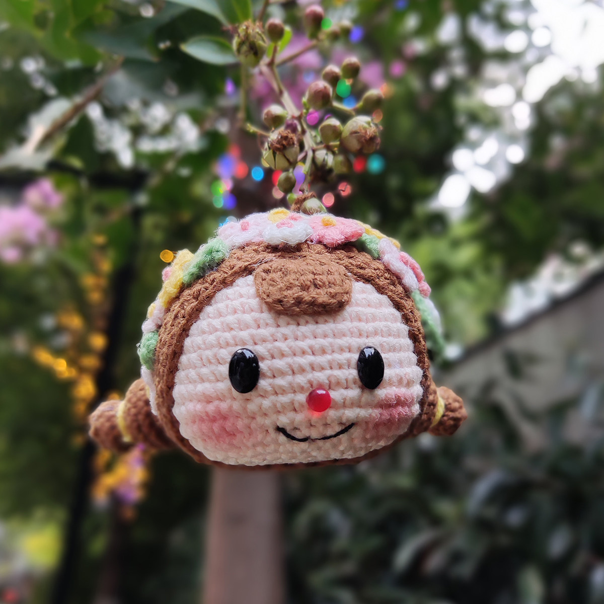 八零溢彩格子铺手工编织多妹花仙子定制人偶玩具娃娃挂件成品潮玩,节庆用品/礼品,创意玩偶,淘宝优惠券,粉丝福利购,淘宝优惠卷