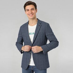 休闲西装 舒适挺括商务翻领西服男士 外套上衣 男款 撤标撤柜春秋装